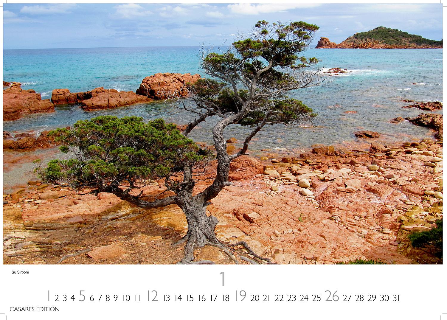 Bild: 9781835240120 | Sardinien 2025 L 35x50cm | Kalender | 14 S. | Deutsch | 2025