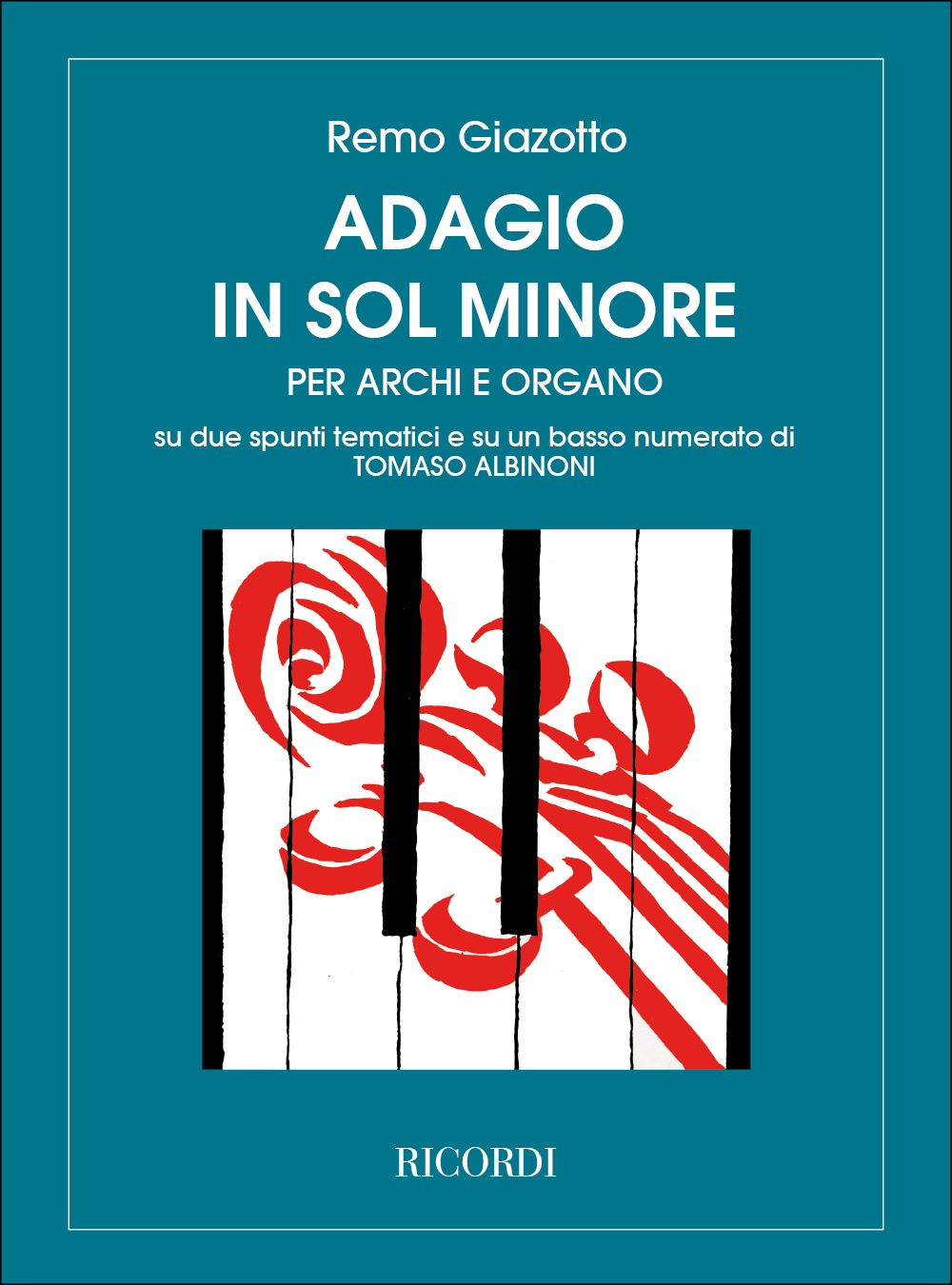 Cover: 9790041296586 | Adagio in sol minore | Per archi e organo | Remo Giazotto | Partitur