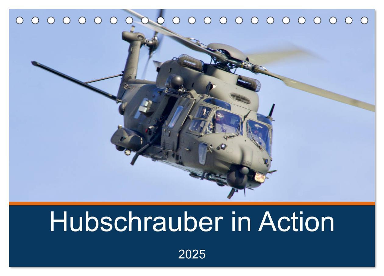 Cover: 9783435171217 | Hubschrauber in Action (Tischkalender 2025 DIN A5 quer), CALVENDO...