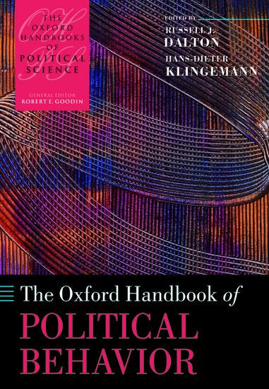 Cover: 9780199566013 | The Oxford Handbook of Political Behavior | Klingemann (u. a.) | Buch