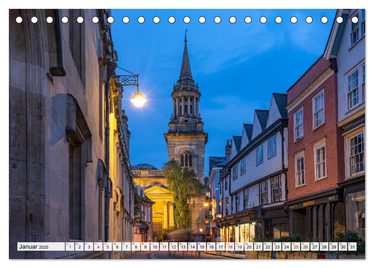 Bild: 9783383870859 | England - Oxford (Tischkalender 2025 DIN A5 quer), CALVENDO...