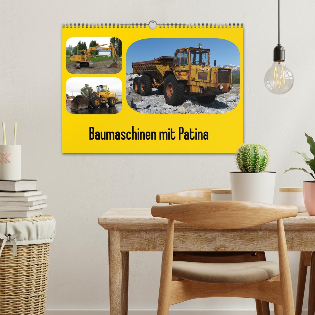 Bild: 9783435360413 | Baumaschinen mit Patina (Wandkalender 2025 DIN A3 quer), CALVENDO...