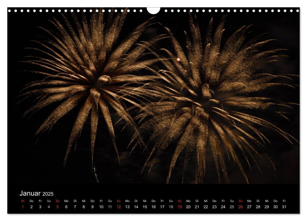 Bild: 9783435789665 | Feuerwerk (Wandkalender 2025 DIN A3 quer), CALVENDO Monatskalender