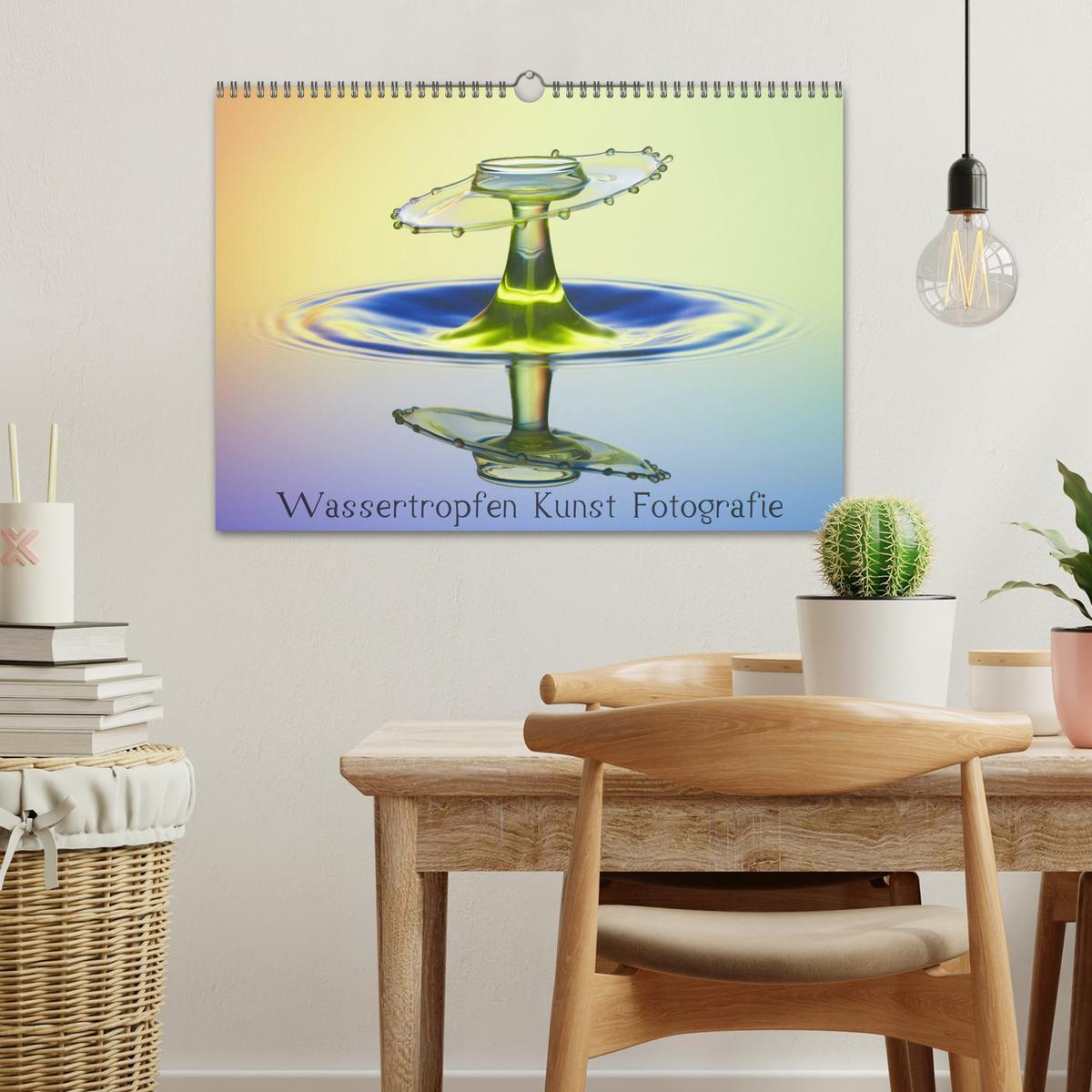 Bild: 9783435802753 | Wassertropfen Kunst Fotografie (Wandkalender 2025 DIN A3 quer),...