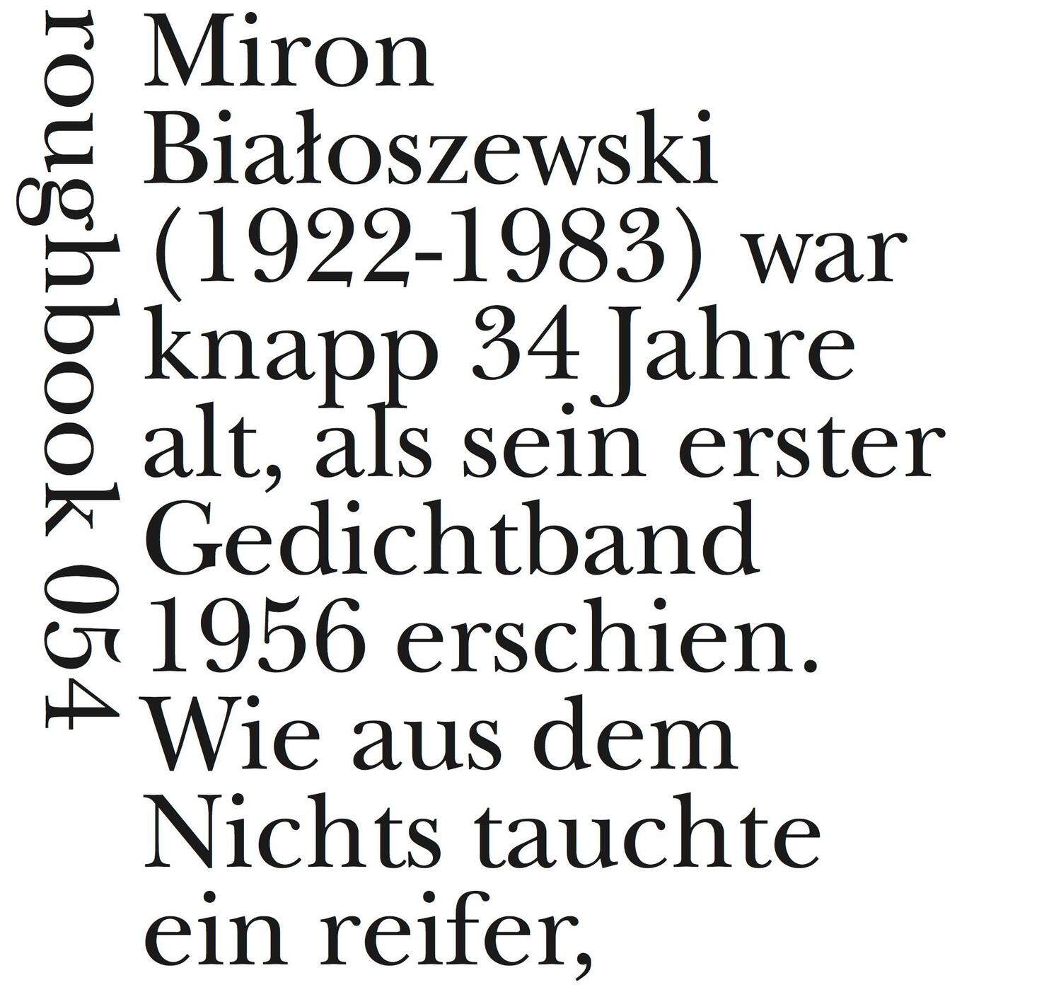 Cover: 9783906050461 | M'ironien | Miron Bialoszewski | Taschenbuch | roughbooks | Deutsch