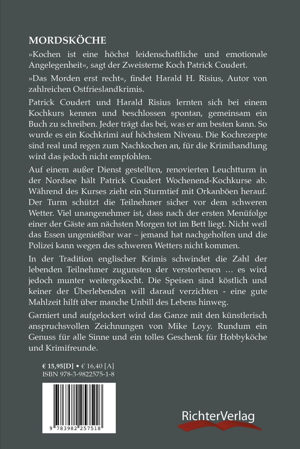 Bild: 9783982257518 | Mordsköche | Harald H. Risius (u. a.) | Taschenbuch | Deutsch | 2021