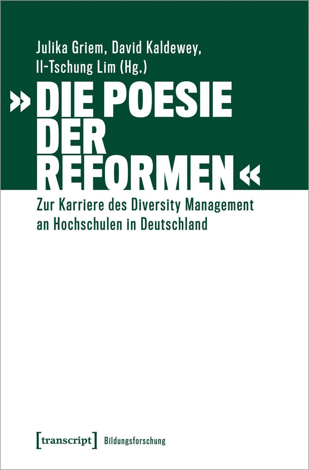 Cover: 9783837666793 | 'Die Poesie der Reformen' | Julika Griem (u. a.) | Taschenbuch | 2024