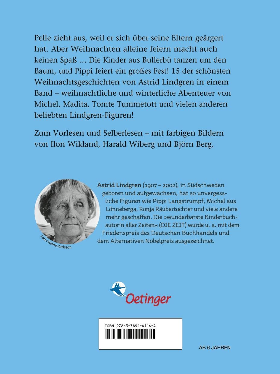 Rückseite: 9783789141164 | Pelle zieht aus und andere Weihnachtsgeschichten | Astrid Lindgren