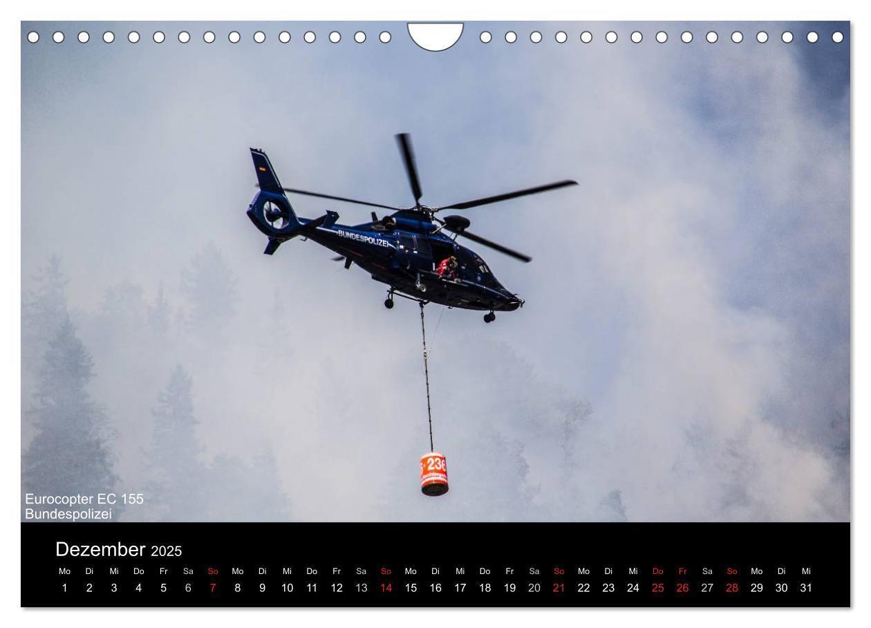 Bild: 9783435786367 | Hubschrauber im Einsatz (Wandkalender 2025 DIN A4 quer), CALVENDO...