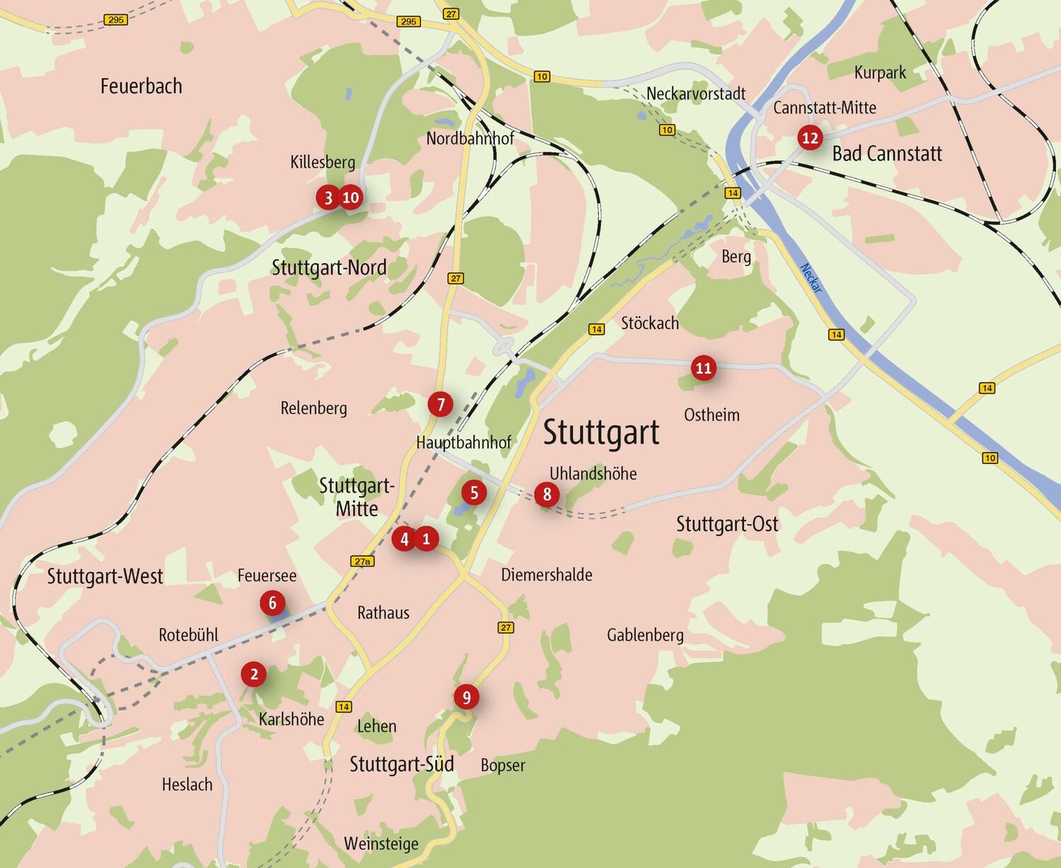 Bild: 9783770023486 | Zu Fuß durch Stuttgart | 12 Spaziergänge | Johannes Quirin | Buch