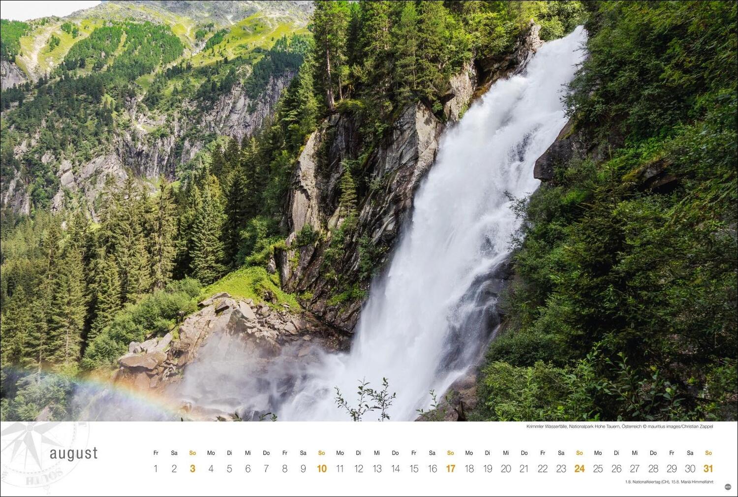 Bild: 9783756404919 | Österreich Globetrotter Kalender 2025 - Von weiter Bergwelt und...