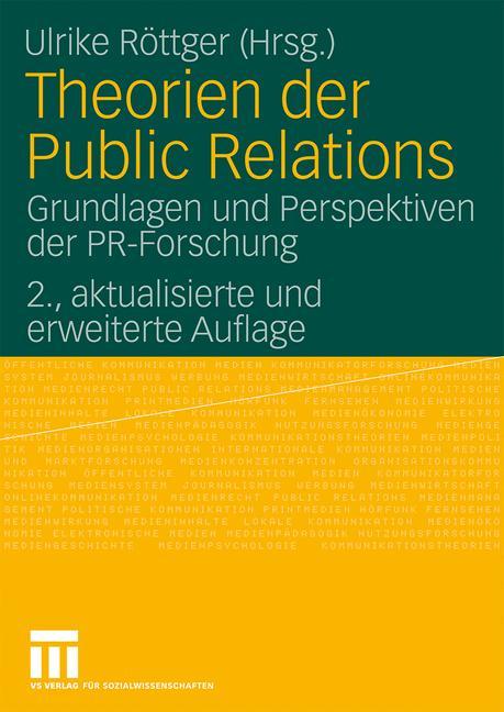 Cover: 9783531155197 | Theorien der Public Relations | Ulrike Röttger | Taschenbuch | 320 S.