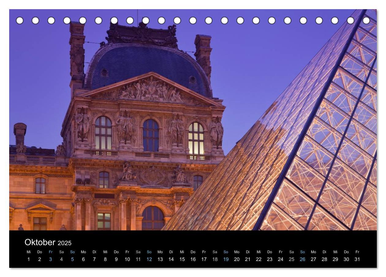 Bild: 9783435564897 | Paris bei Nacht 2025 (Tischkalender 2025 DIN A5 quer), CALVENDO...