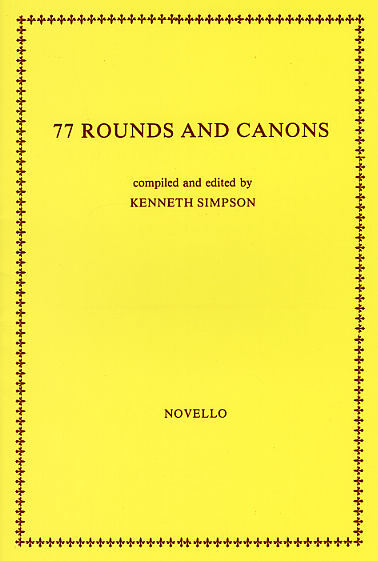 Cover: 9780853601890 | 77 Rounds And Canons | Buch | Novello and Co | EAN 9780853601890