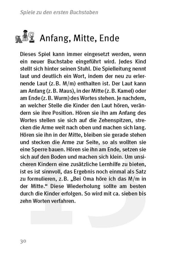 Bild: 9783769825725 | Die 50 besten Spiele für den Anfangsunterricht für 5- bis 7-Jährige