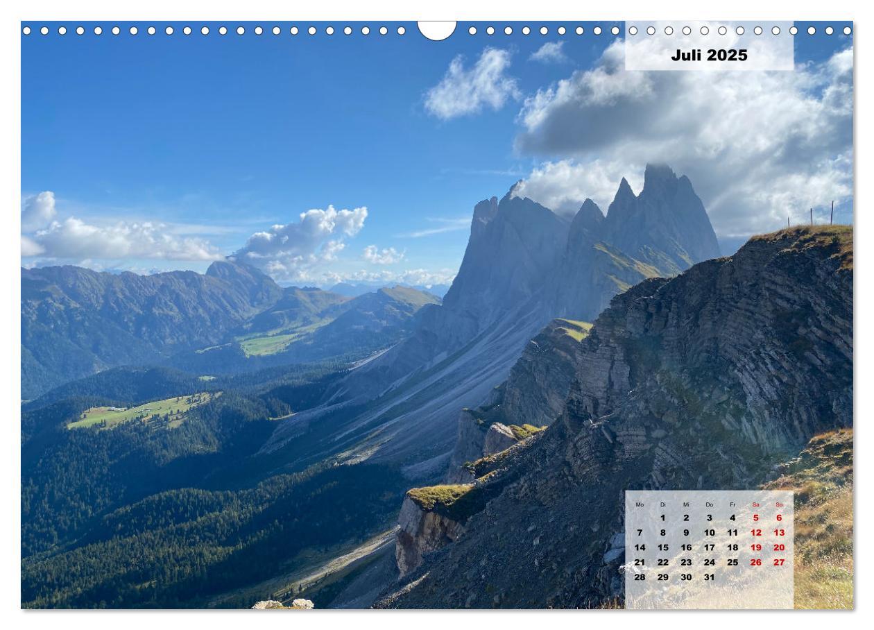 Bild: 9783383876240 | Alpenauszeit - Schöne Orte der Alpen (Wandkalender 2025 DIN A3...