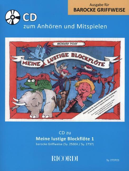 Cover: 9790204265664 | Meine lustige Blockflöte (barocke Griffw.), 1 Audio-CD | Richard Voss