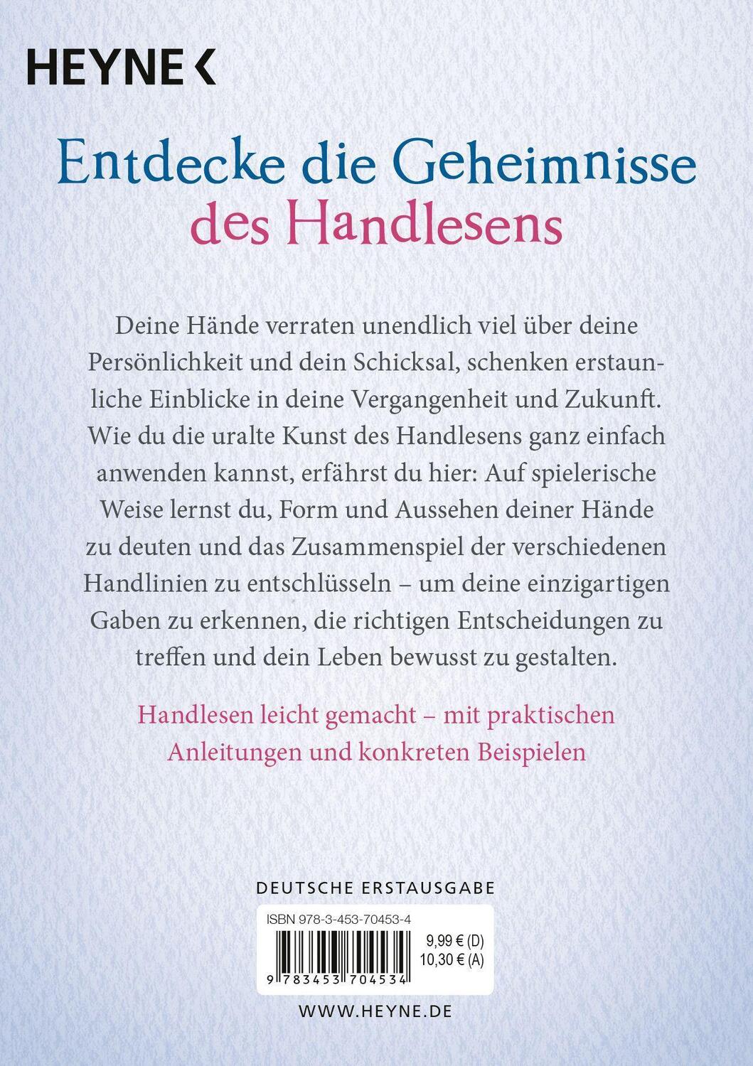 Bild: 9783453704534 | Das kleine Buch vom Handlesen | Kitty Guilsborough | Taschenbuch