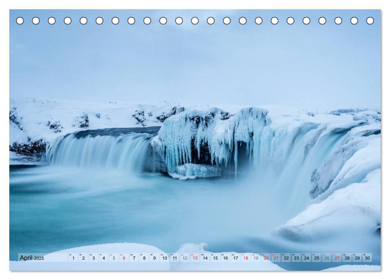 Bild: 9783435483112 | Island im Winter (Tischkalender 2025 DIN A5 quer), CALVENDO...