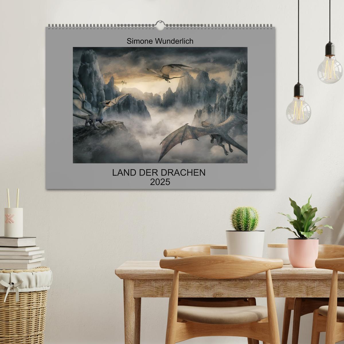 Bild: 9783435092444 | Land der Drachen (Wandkalender 2025 DIN A2 quer), CALVENDO...