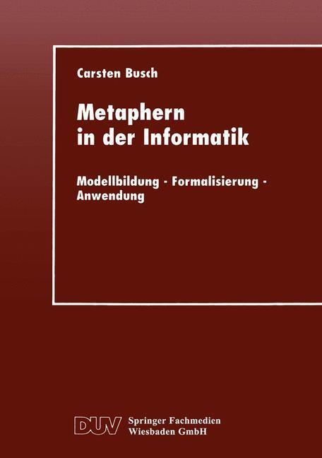 Cover: 9783824420964 | Metaphern in der Informatik | Carsten Busch | Taschenbuch | Paperback