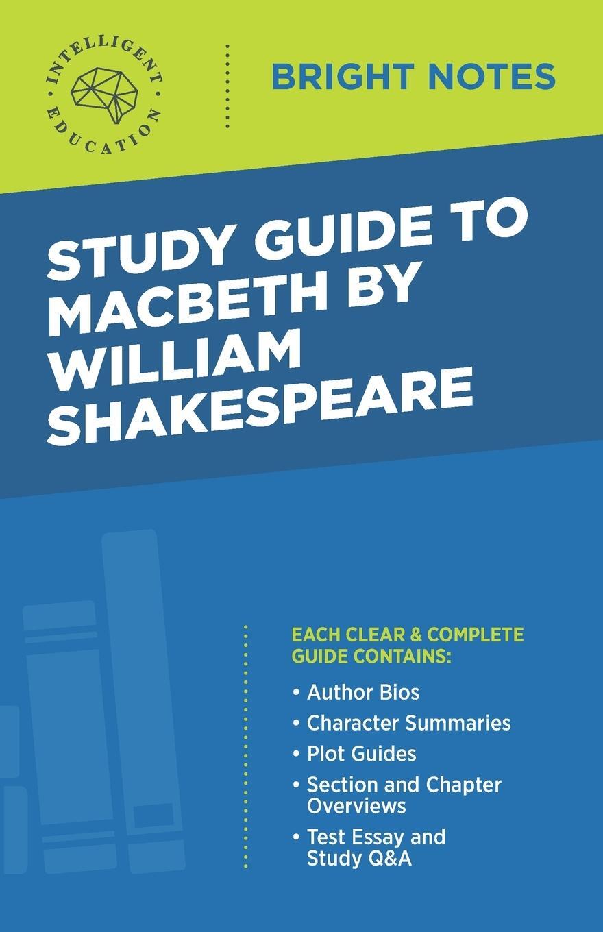 Cover: 9781645425700 | Study Guide to Macbeth by William Shakespeare | Taschenbuch | Englisch