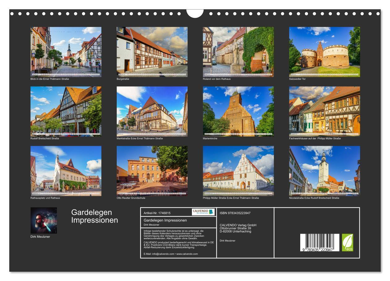 Bild: 9783435223947 | Gardelegen Impressionen (Wandkalender 2025 DIN A3 quer), CALVENDO...