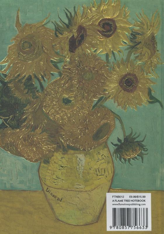 Rückseite: 9780857756633 | Vincent Van Gogh: Sunflowers (Foiled Journal) | Flame Tree | Buch