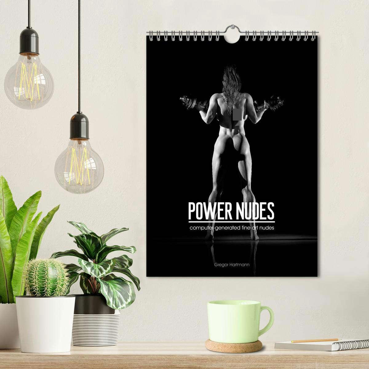 Bild: 9781325972180 | POWER NUDES (Wall Calendar 2025 DIN A4 portrait), CALVENDO 12 Month...