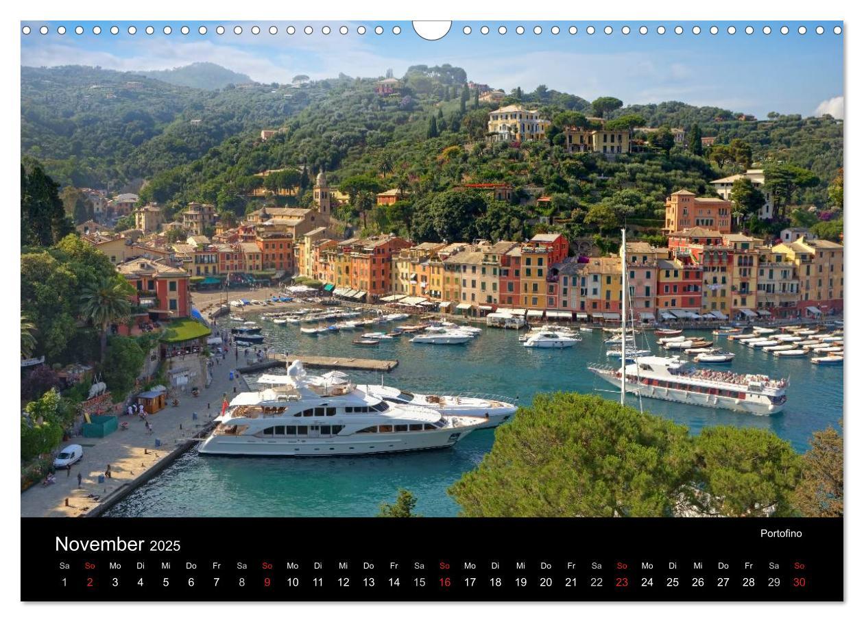 Bild: 9783435826698 | Ligurien - die italienische Riviera (Wandkalender 2025 DIN A3...