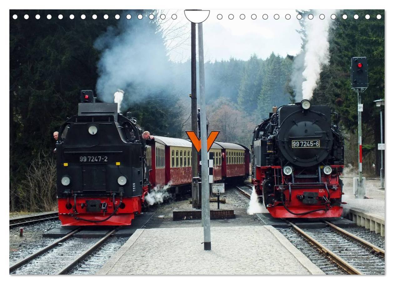 Bild: 9783435670260 | Unter Dampf durch den Harz (Wandkalender 2025 DIN A4 quer),...