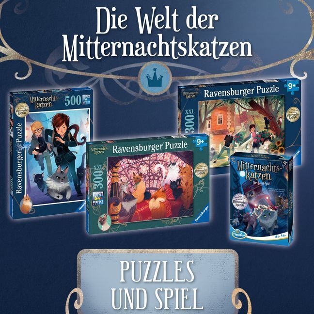 Bild: 9783473489220 | Ravensburger Mitternachtskatzen: Das große Rätselbuch Vielfältige...