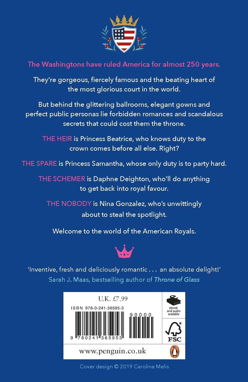 Rückseite: 9780241365953 | American Royals | Katharine McGee | Taschenbuch | Englisch | 2019