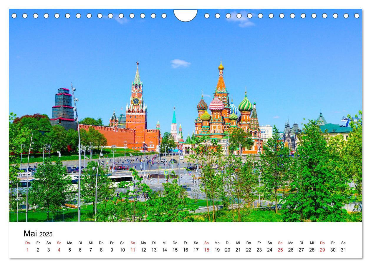 Bild: 9783435320448 | Moskau City (Wandkalender 2025 DIN A4 quer), CALVENDO Monatskalender