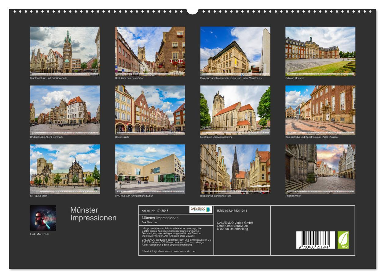 Bild: 9783435211241 | Münster Impressionen (hochwertiger Premium Wandkalender 2025 DIN A2...