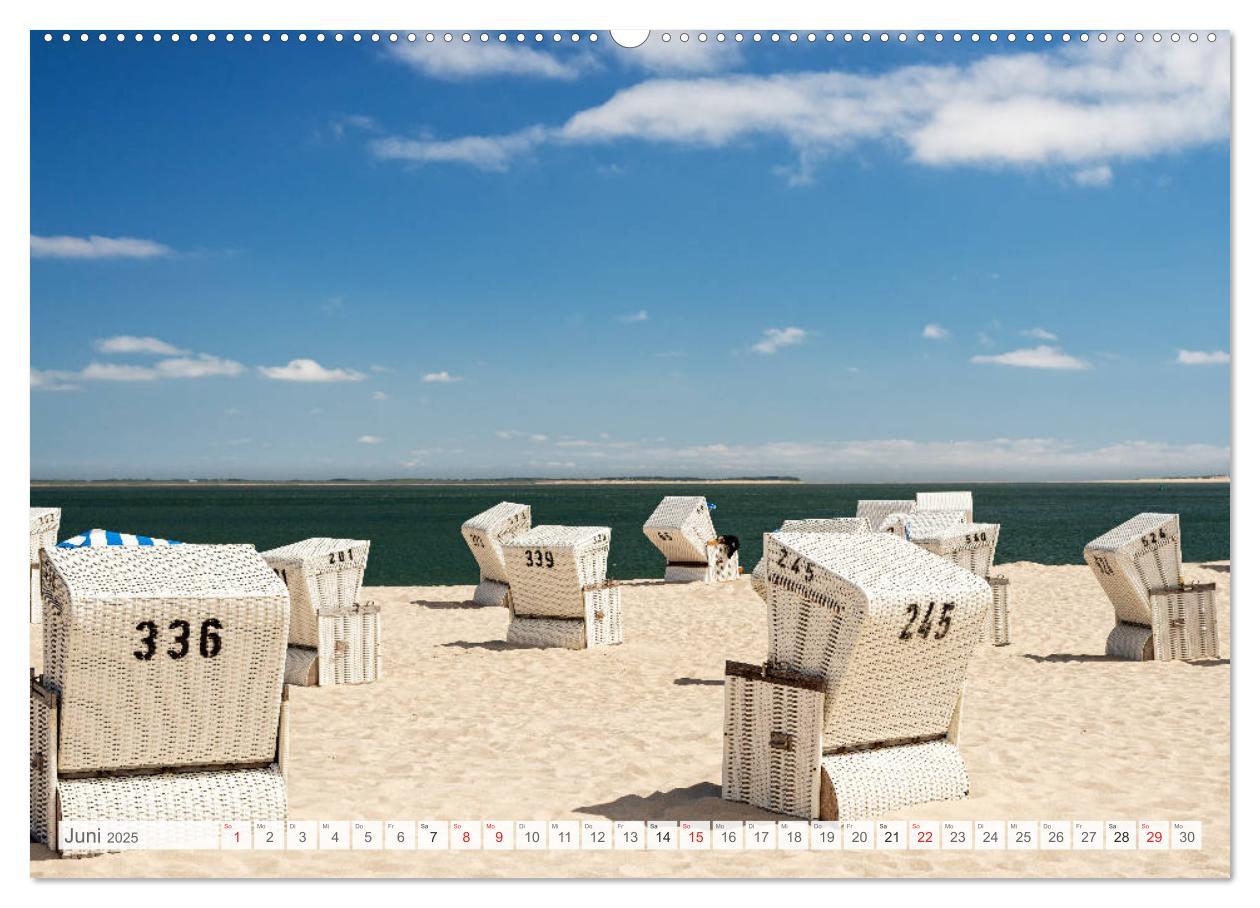 Bild: 9783435312498 | Nordseeperle Sylt (Wandkalender 2025 DIN A2 quer), CALVENDO...