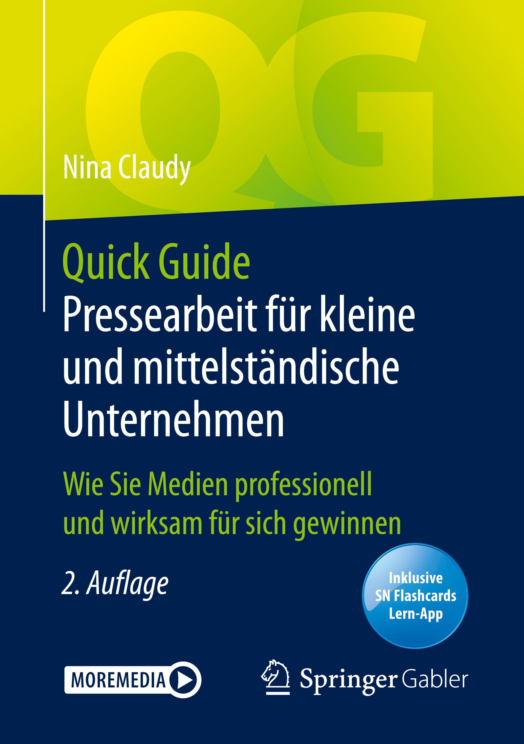 Cover: 9783658284336 | Quick Guide Pressearbeit für kleine und mittelständische Unternehmen