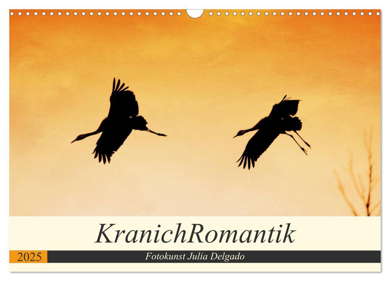 Cover: 9783435283521 | KranichRomantik (Wandkalender 2025 DIN A3 quer), CALVENDO...