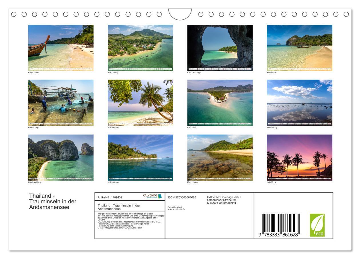 Bild: 9783383861628 | Thailand - Trauminseln in der Andamanensee (Wandkalender 2025 DIN...