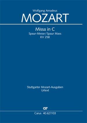 Cover: 9790007084677 | Missa in C (Klavierauszug) | Spaur-Messe KV 258, 1775-1777 (?) | 40 S.