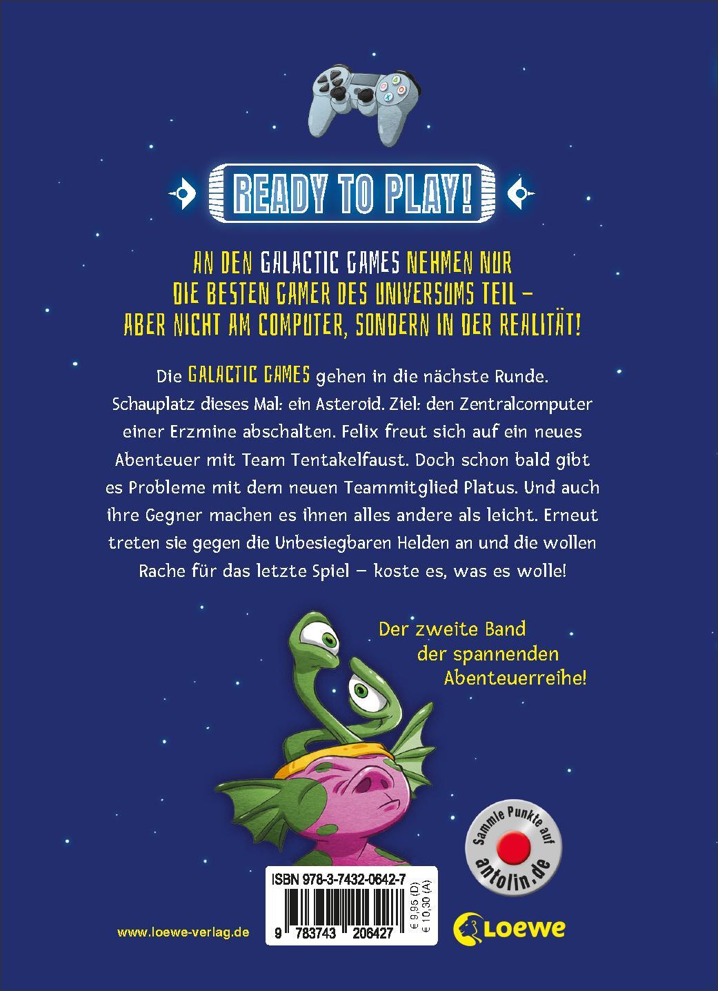 Rückseite: 9783743206427 | Galactic Gamers (Band 2) - Mission: Asteroid | Karl Olsberg | Buch