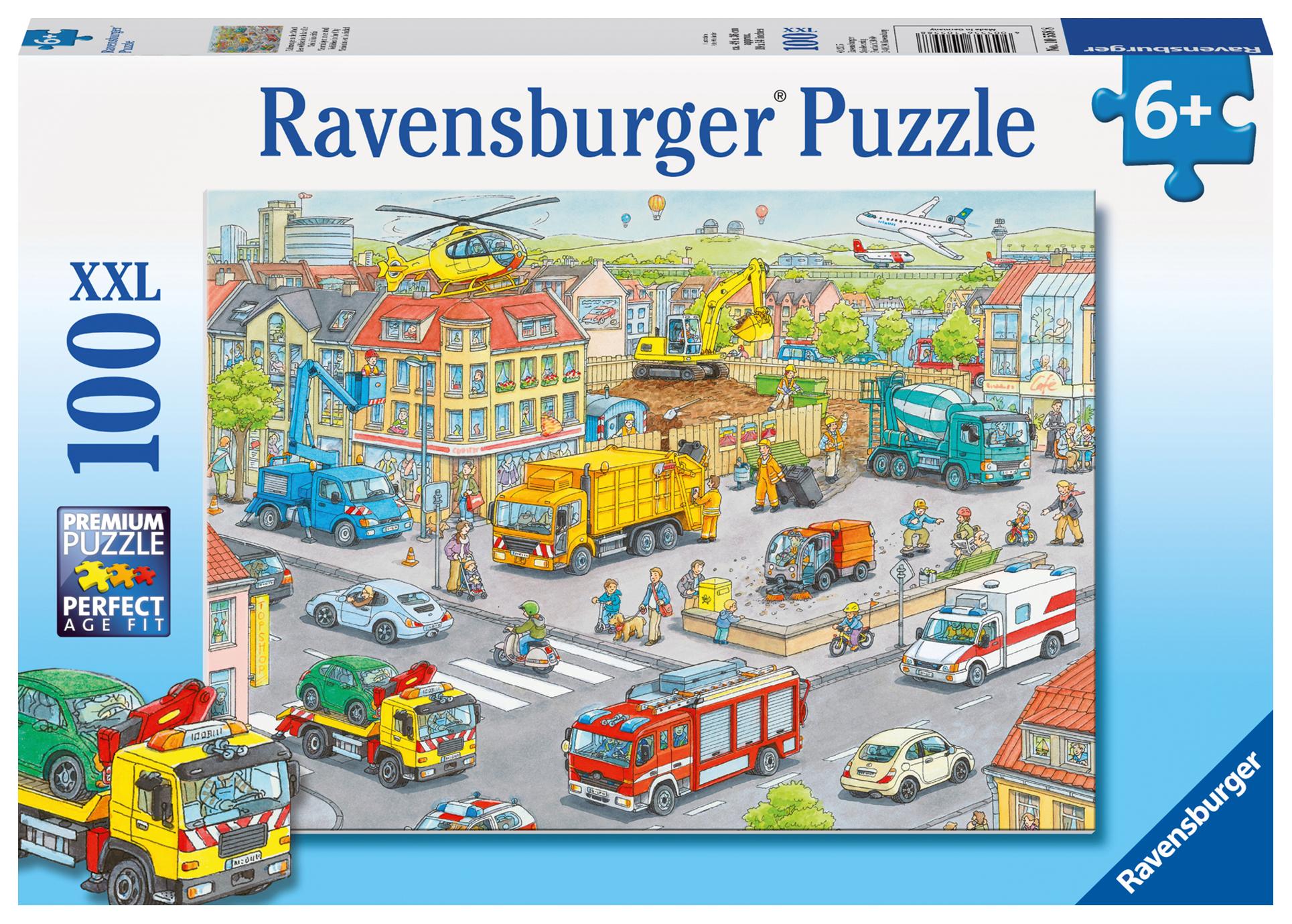 Cover: 4005556105588 | Fahrzeuge in der Stadt Puzzleteile: 100 | Spiel | 10558 | Deutsch