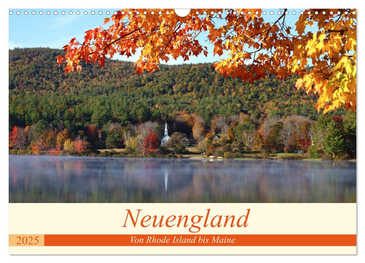 Cover: 9783435166459 | Neuengland - Von Rhode Island bis Maine (Wandkalender 2025 DIN A3...