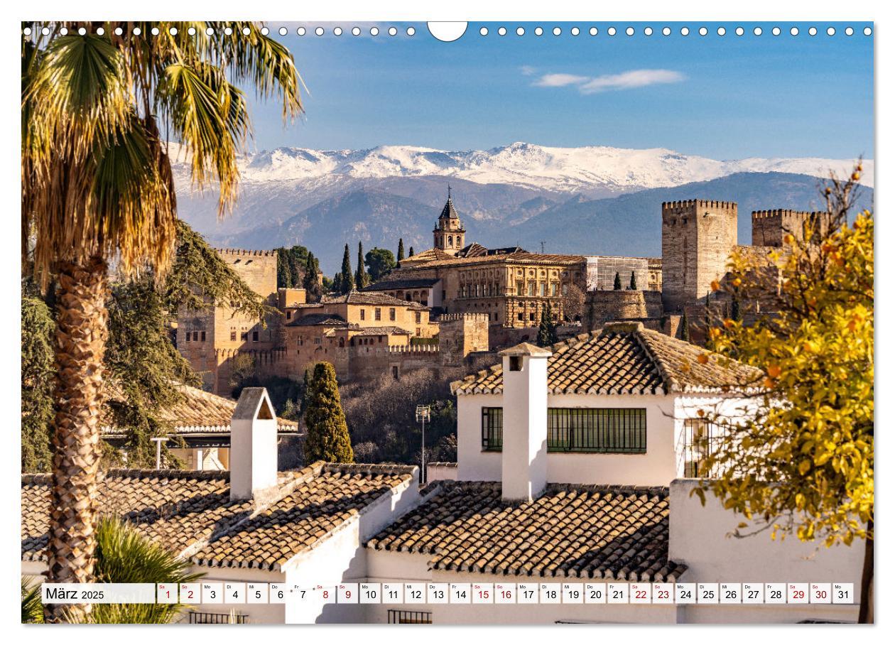 Bild: 9783383976476 | Andalusien - Granada (Wandkalender 2025 DIN A3 quer), CALVENDO...