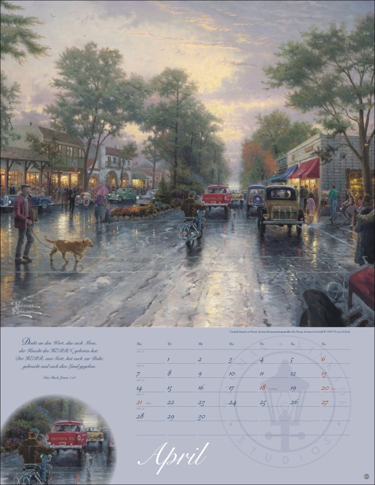 Bild: 9783756405350 | Thomas Kinkade: Land im Licht Kalender 2025 | Thomas Kinkade | 14 S.