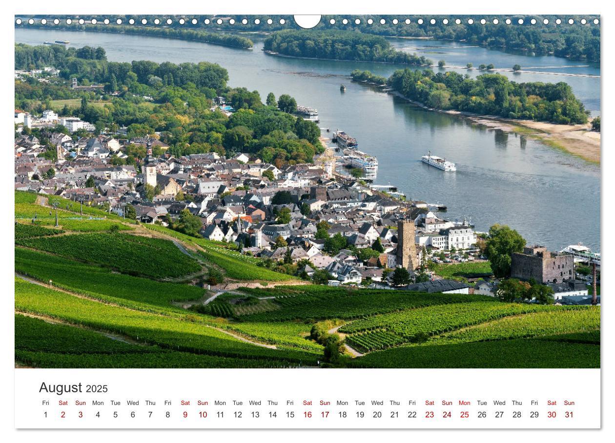 Bild: 9781325946815 | Rhine Valley and Castles (Wall Calendar 2025 DIN A3 landscape),...