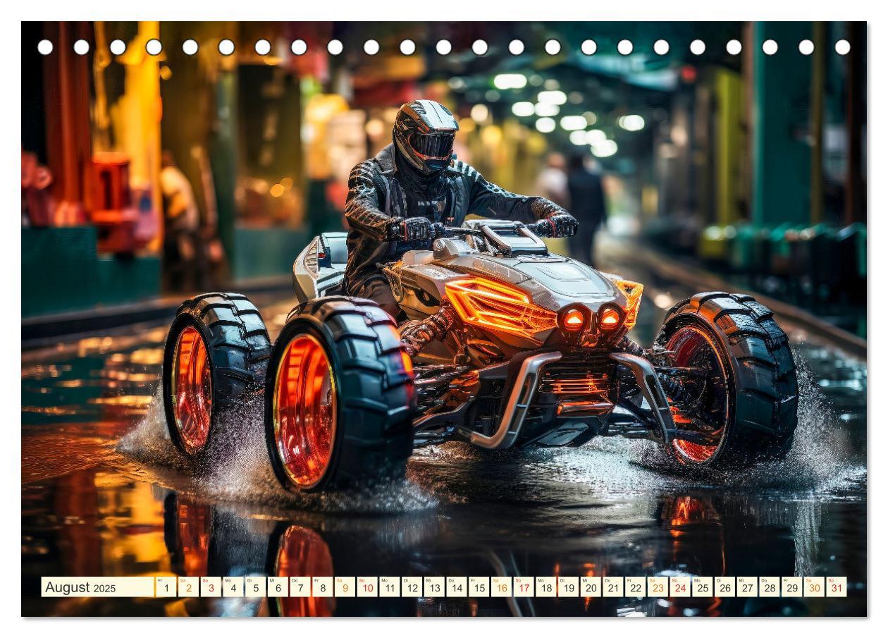 Bild: 9783383890314 | Quad Fantasien (Tischkalender 2025 DIN A5 quer), CALVENDO...