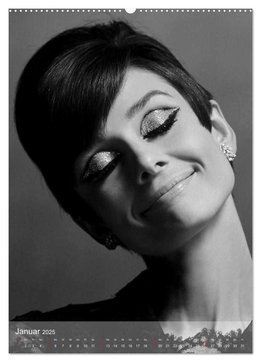 Bild: 9783457023303 | Hollywood-Diva - Audrey Hepburn (hochwertiger Premium Wandkalender...