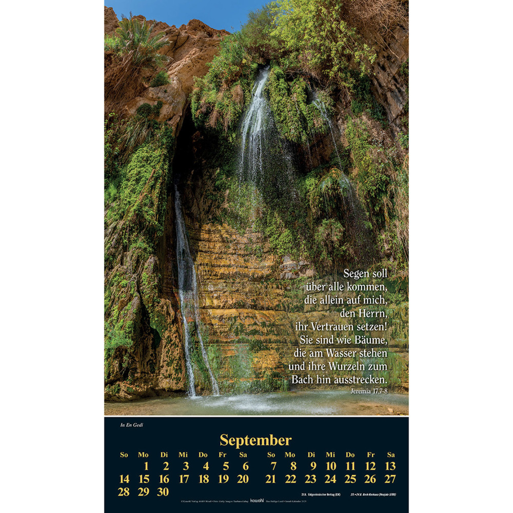 Bild: 9783754870051 | Das Heilige Land 2025 | Israel-Kalender | Willi Krebber | Kalender