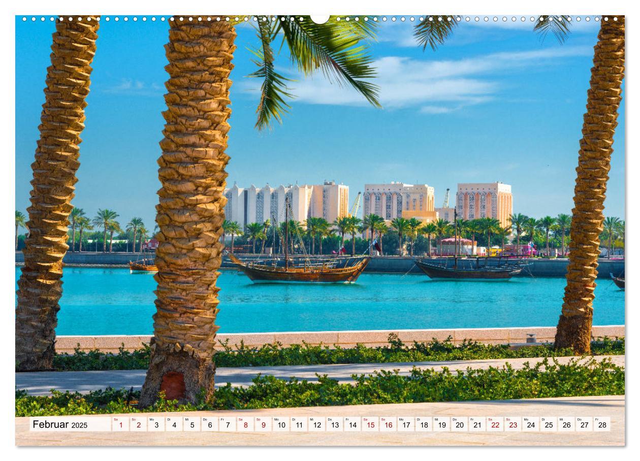 Bild: 9783435141357 | Doha - Hauptstadt von Katar (Wandkalender 2025 DIN A2 quer),...